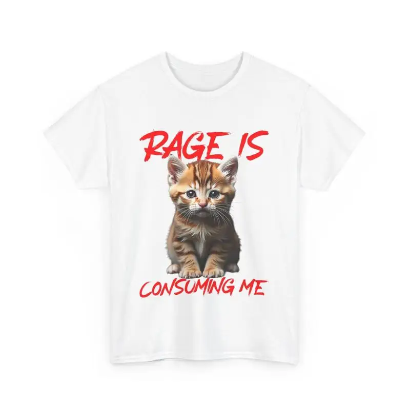 

Футболка Angry Kitten Rage Is Consuming Me Cats Lovers Funny