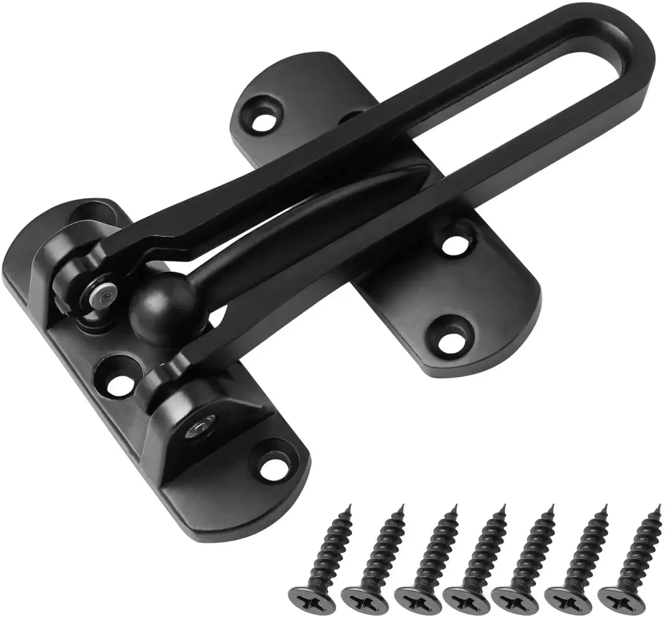 Durable Stainless Steel Anti-Theft Door Safety Chain Bolt Bar Lock for Bedroom Kids Room Home Hotel - Insurance Door Buckle