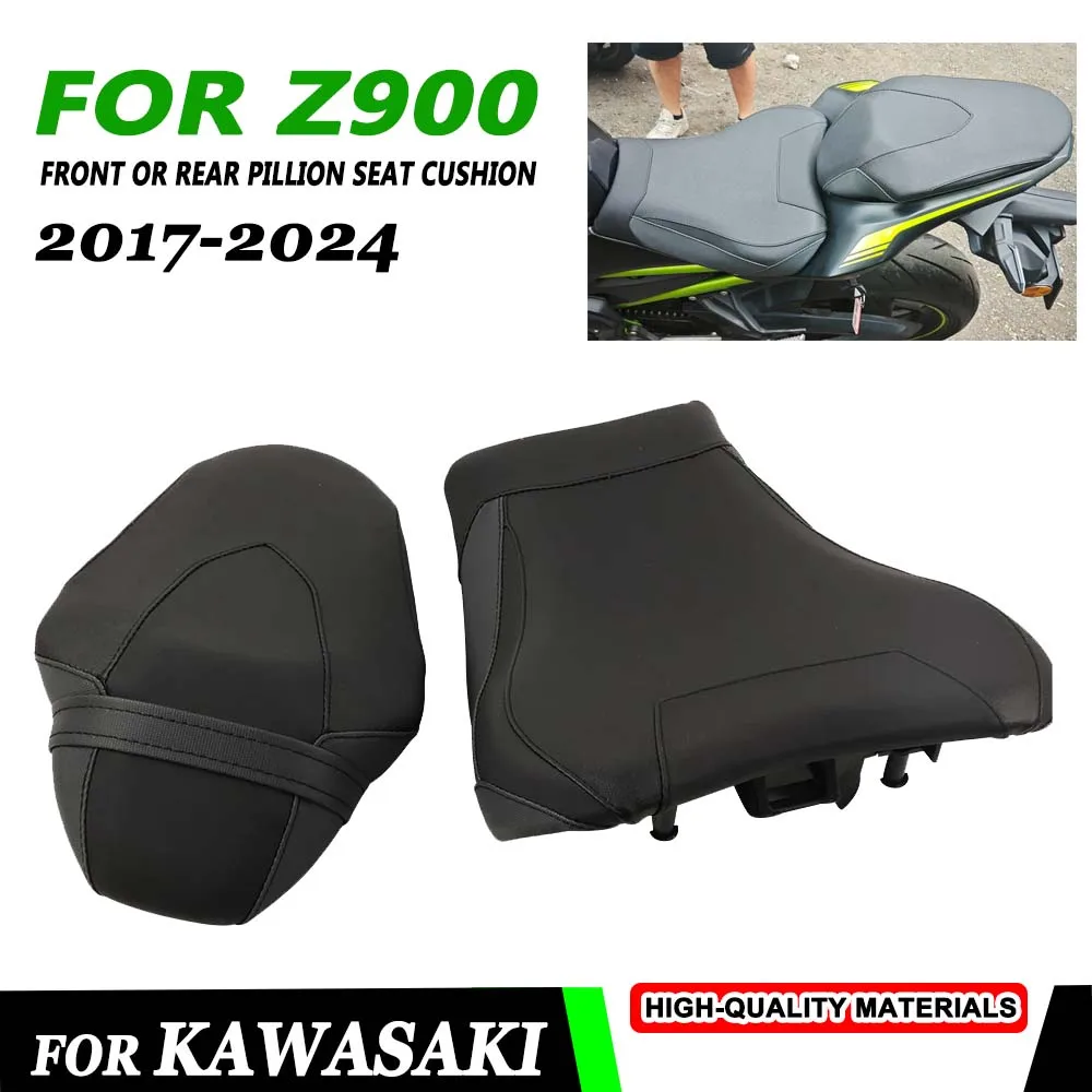 

Front Driver Seat For Kawasaki Z900 Z 900 2017 - 2021 2022 2023 2024 Motorcycle Accessories Rear Passenger Pillion Cushion Cover