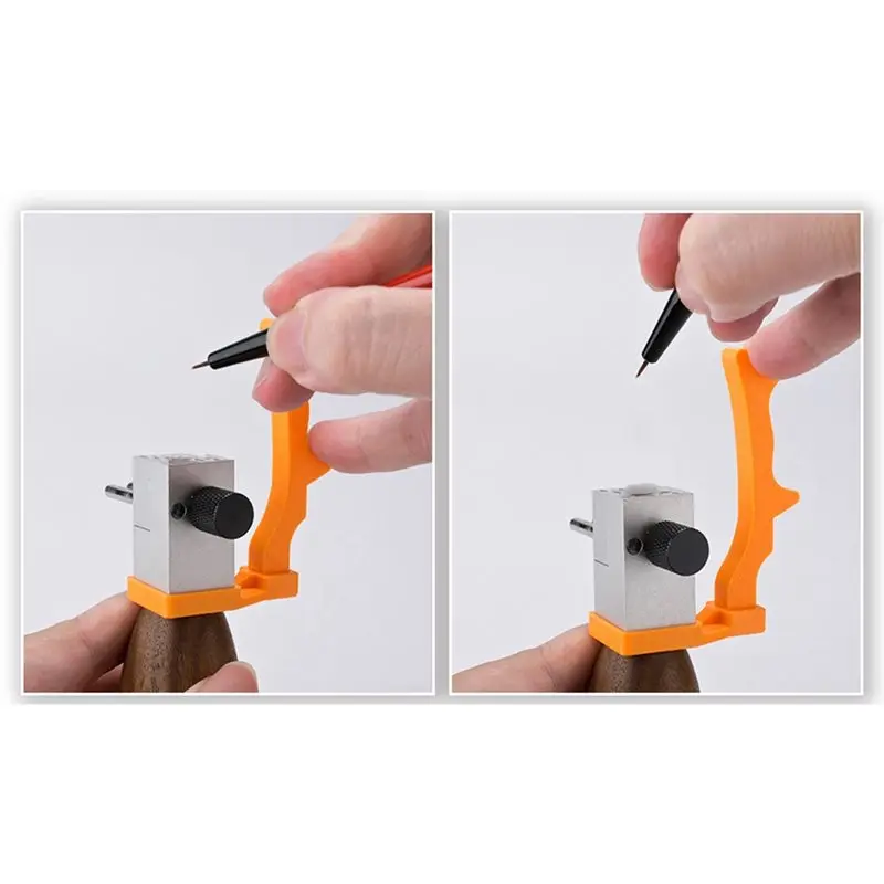 AAAN-Handheld Hobby Table-Top Vise,MS193 Wooden Handle Bench Vise,Clamping Fixture For Hand-Painting Miniature Models