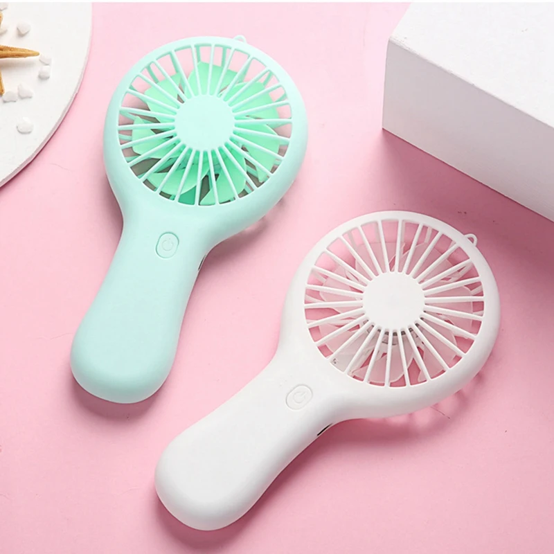 Portable Mini Handheld Fan USB Rechargeable Fan For Office Dormitory Student Gift Long Endurance