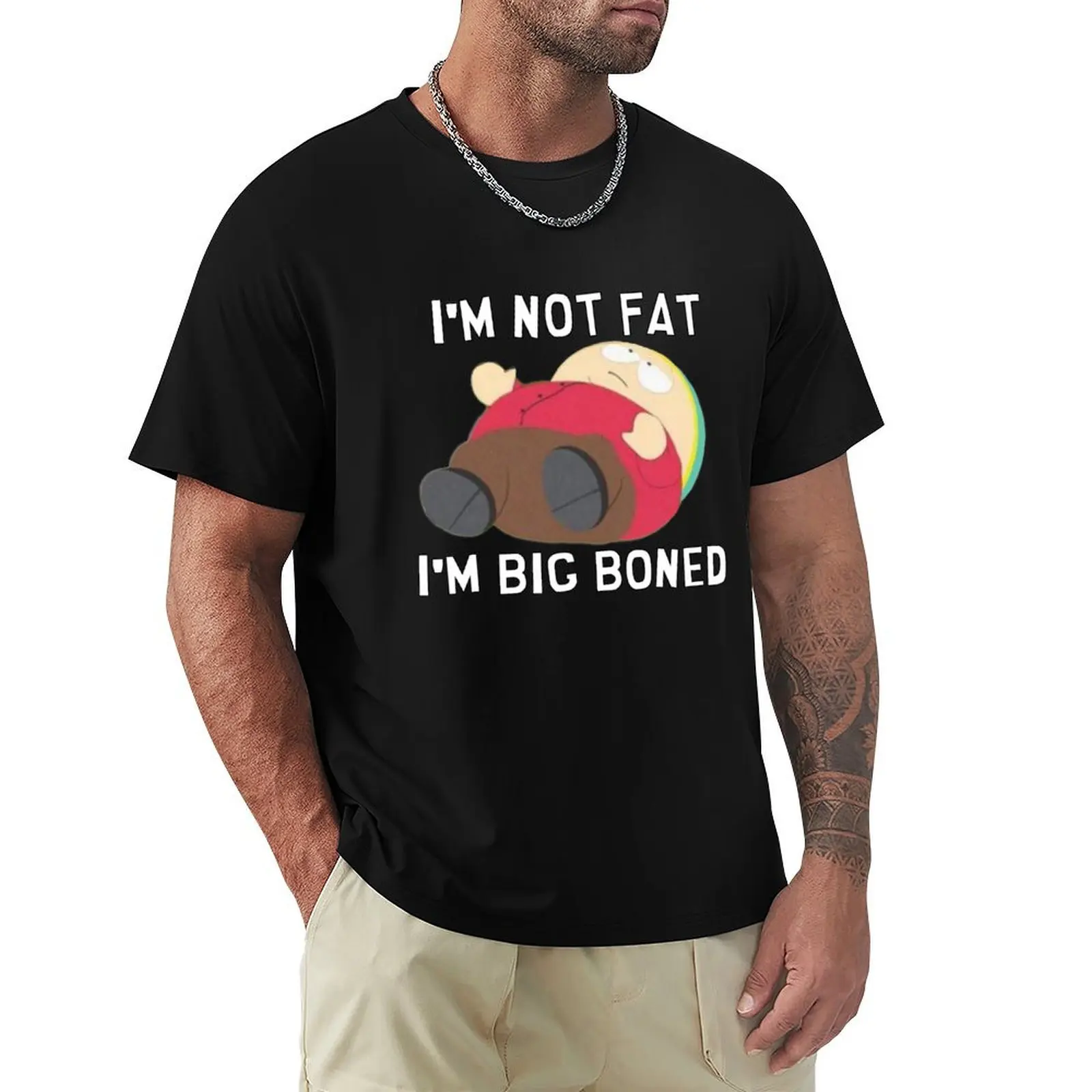 

Cartman being fat T-Shirt Casual Soft Cotton Short Sleeve Tee