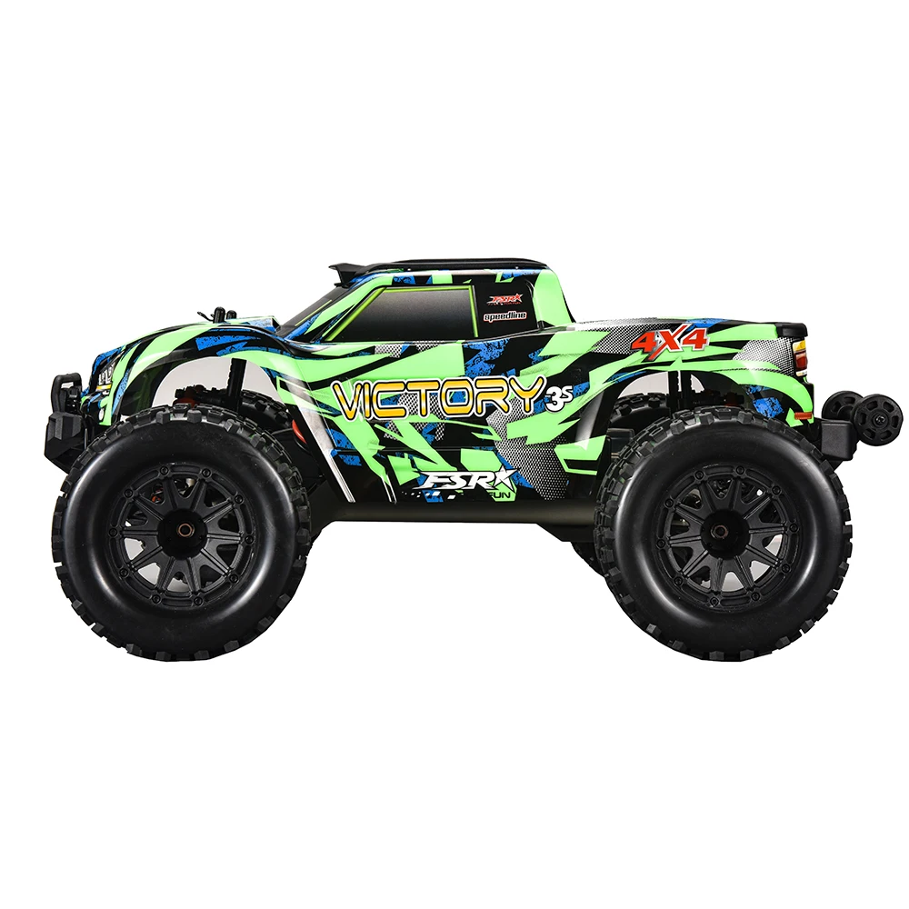 FSR Victory 3S 1/10 Brushless Monster Truck RC Car 2.4G High-speed Remote Control Off-road Racing Vehicle for Kids Toys Adults