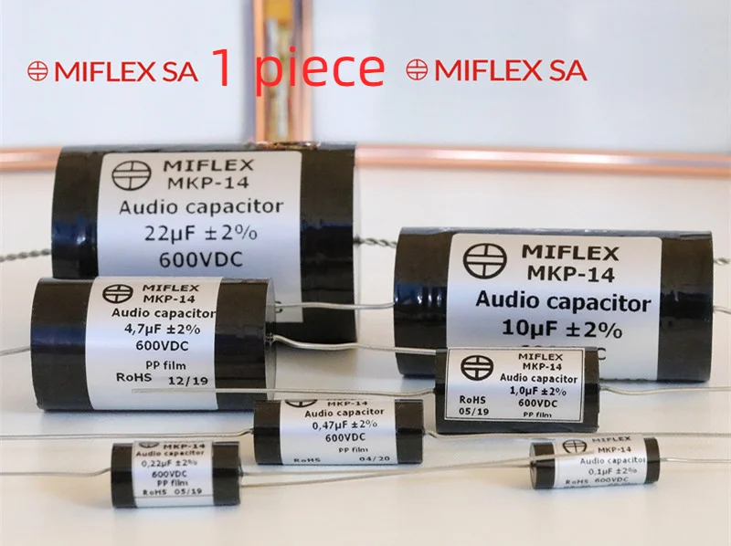 Original MKP-14 600V Alloy Zinc Foil Oil Immersed Biliary Coupling Divider Capacitor