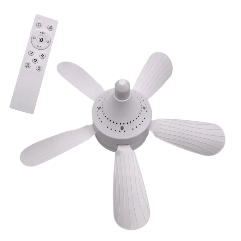 

Multifunction 3 Fan Speed Adjustable Ceiling Fan Light With Remote Quiet Operations Fit for Contemporary Bedroom Comfort A6HB