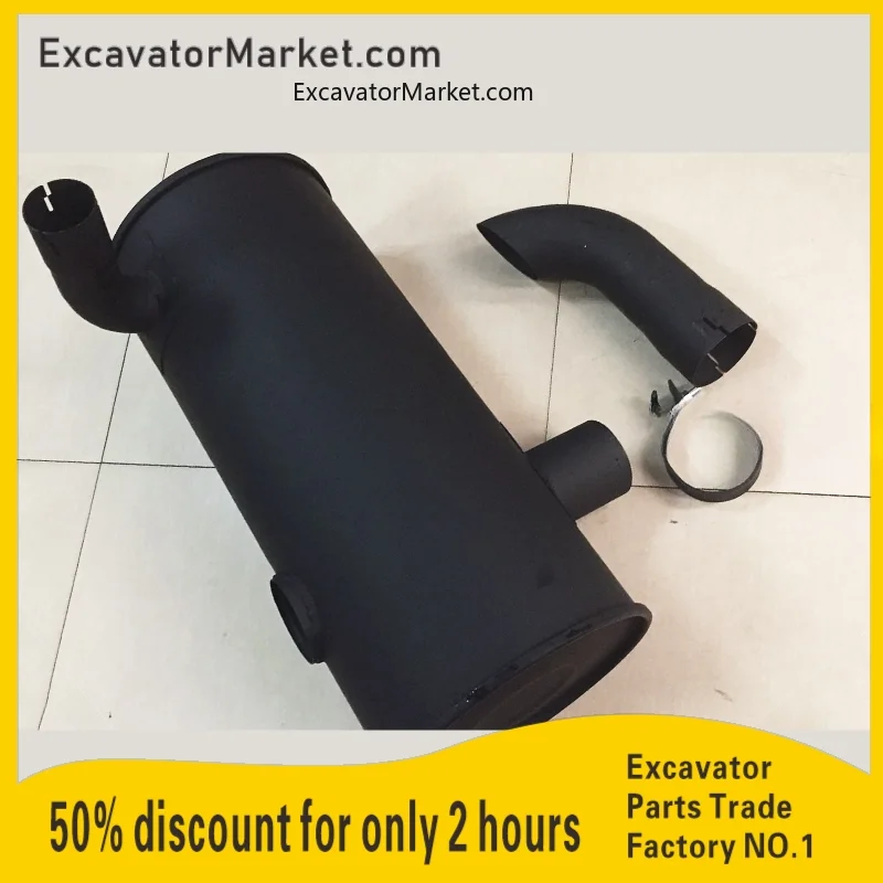 

For Kobelco SK200 210 230-6 250 260-8 excavator muffler exhaust pipe muffler excavator accessoriesfor Excavator