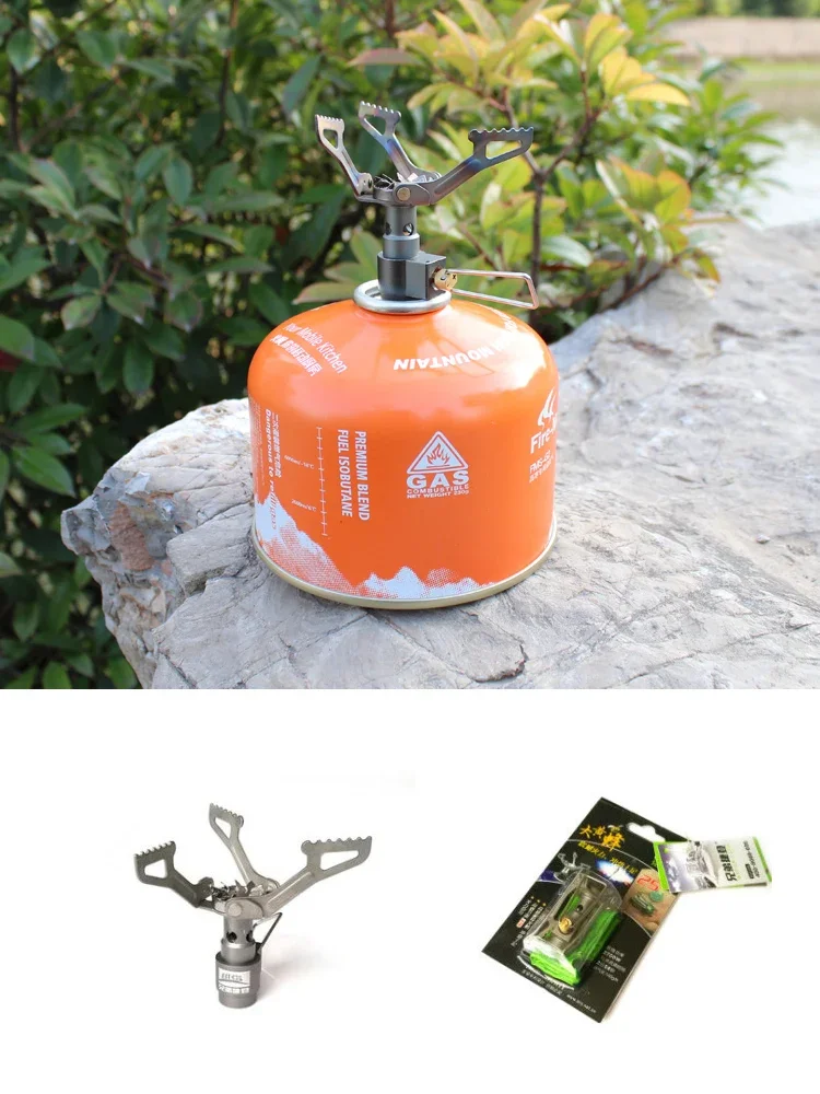 3000 titanium alloy one-piece ultra-light camping outdoor cutlery stove is only 25