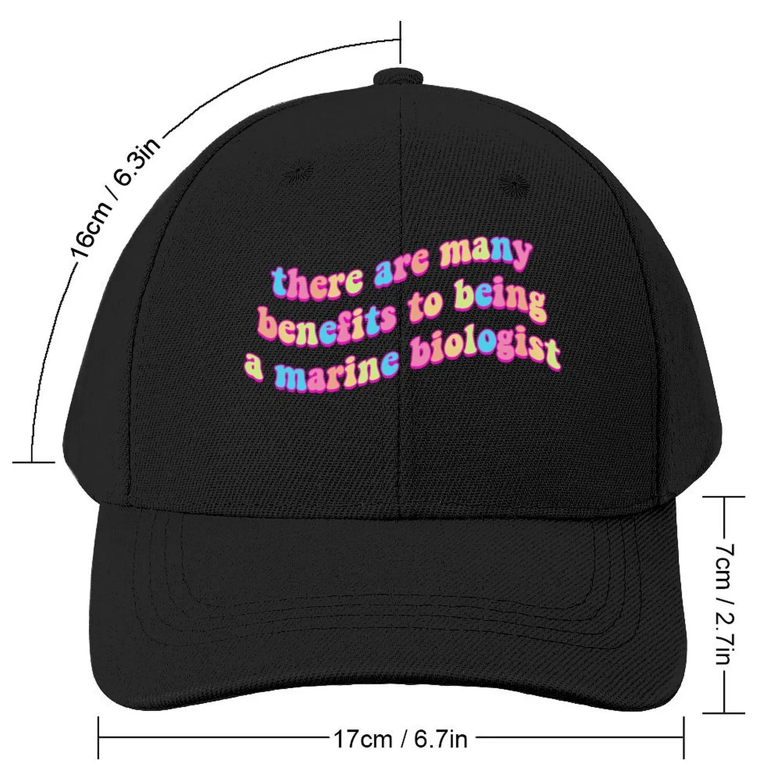 There are many benefits to being a marine biologist Baseball Cap tea Hat Dropshipping black derby hat Hats Man Women's