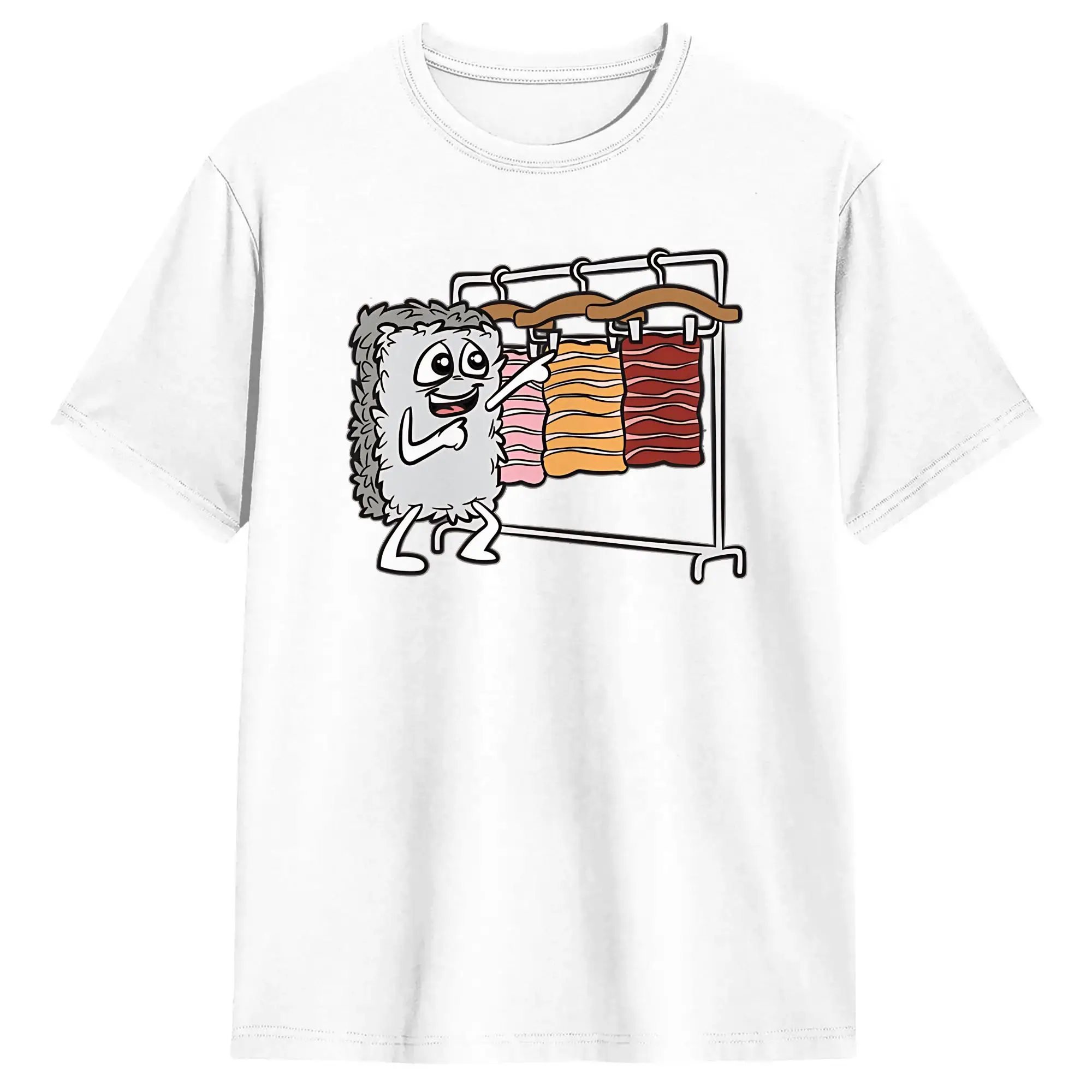 Sushi Wardrobe T Shirt for Men Women Pure Cotton Fun T-Shirts Crewneck Sushi Wardrobe Tee Shirt Short Sleeve Clothes Printed