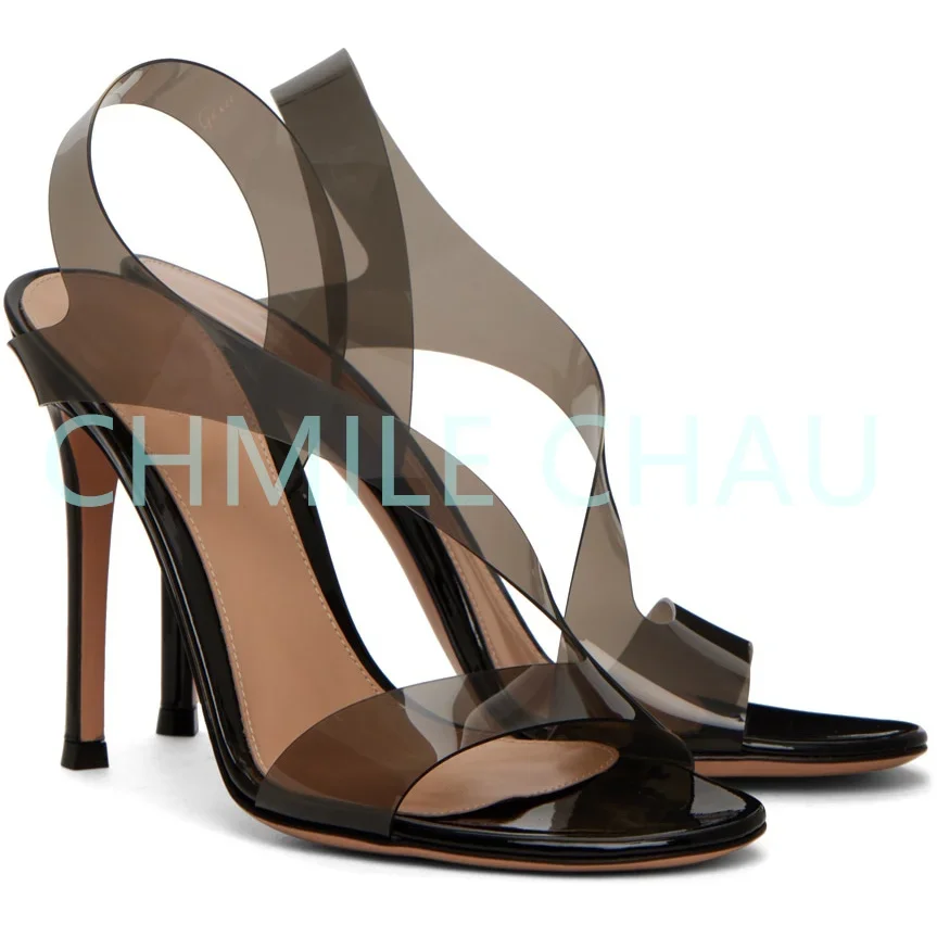 

【Measure your feet length before order】Luxury Designer Women Sandals Stiletto High Heels Fetish Shoes Chaussure Femme 45-CHC-30