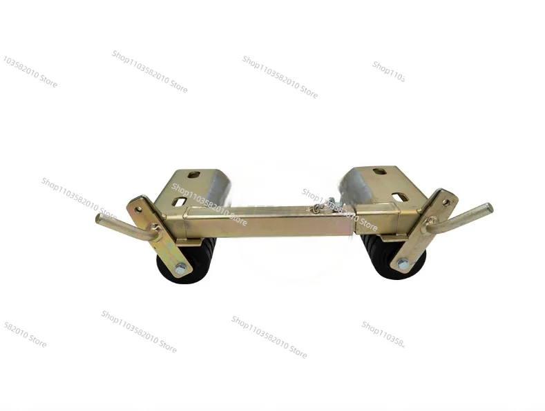 Mechanical Mobile Cart Non-turnable Board Lever Positioning Wheels Skate for Repairing Car Tires, 4Pcs Can Load 800KGS