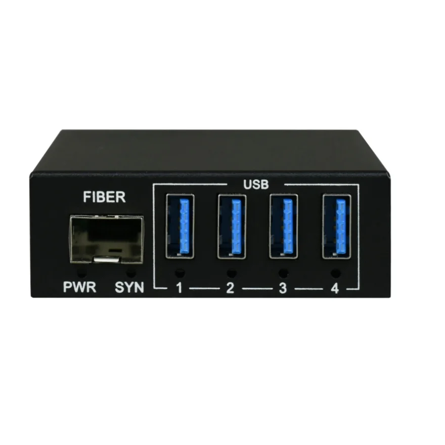 USB3.0/2.0 melalui Fiber Optic Extender USB Fiber Extender