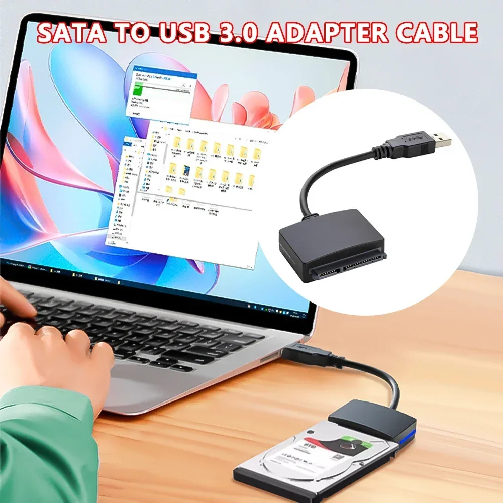 Адаптер жесткого диска USB 3.0 к SATA Преобразователь внешнего жесткого диска Внешний конвертер для 2,5-дюймового жесткого диска/передачи данных SSD