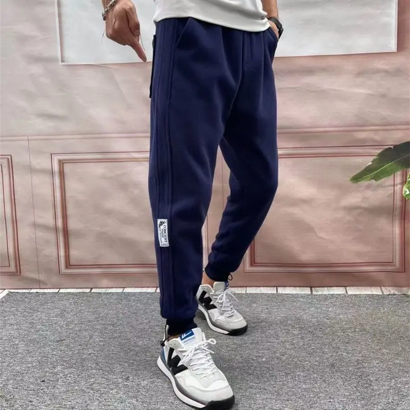 Mens Spring Elastic Sport Pants Comfortable Casual Trousers Fashion Trendy Joggers Streetwear 2026