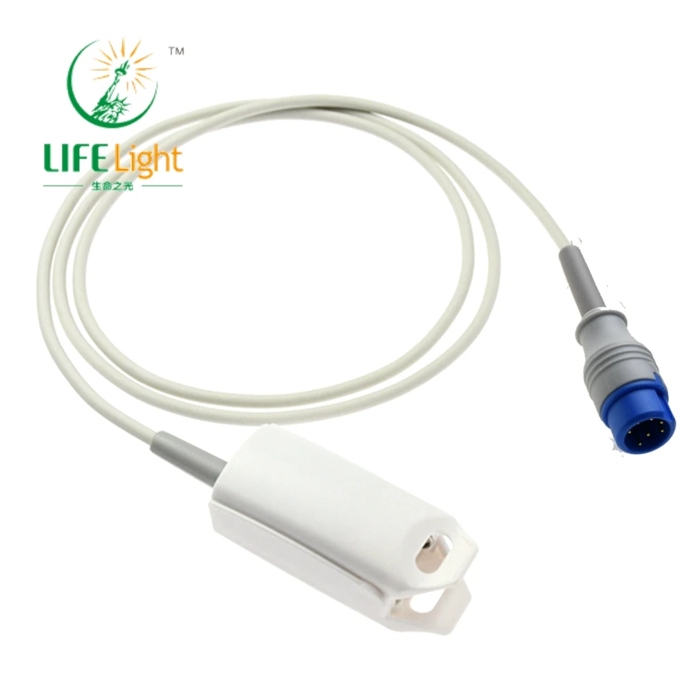 Compatible with min*dr*ay MINDRAY T5/T8 popular Monitor. Reusable Spo2 Sensor Cable for Pulse Oximaxer.