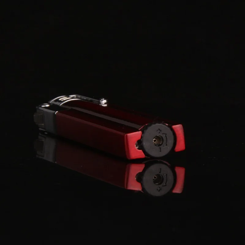 2024 New Metal Direct Blue Flame Windproof Lighter Creative Butane Gas Inflatable Lighter Smoking Accessories Festival Gift Tool