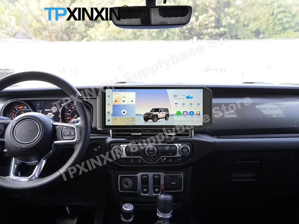 15 Inch Android 13 For Jeep Wrangler 2018~2022 Automotive Multimedia Radio Stereo GPS Car Intelligent System player Head Unit