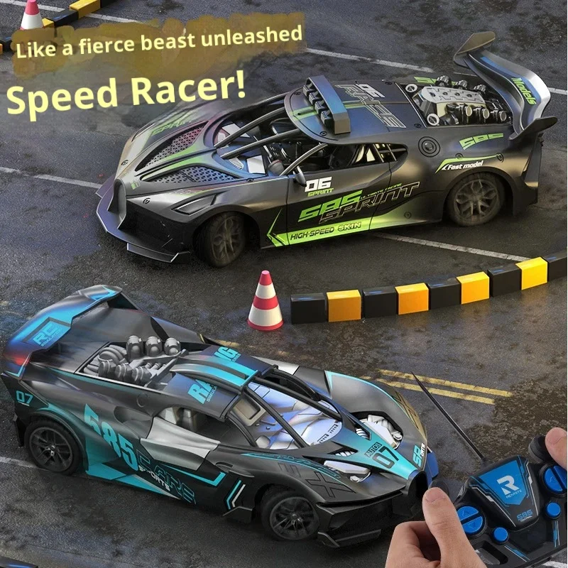 Sas Sprint Rc Remote Control Racing Car High Speed Electric Drop Resistant Sport Car For Adult Outdoor Racing Entertainment