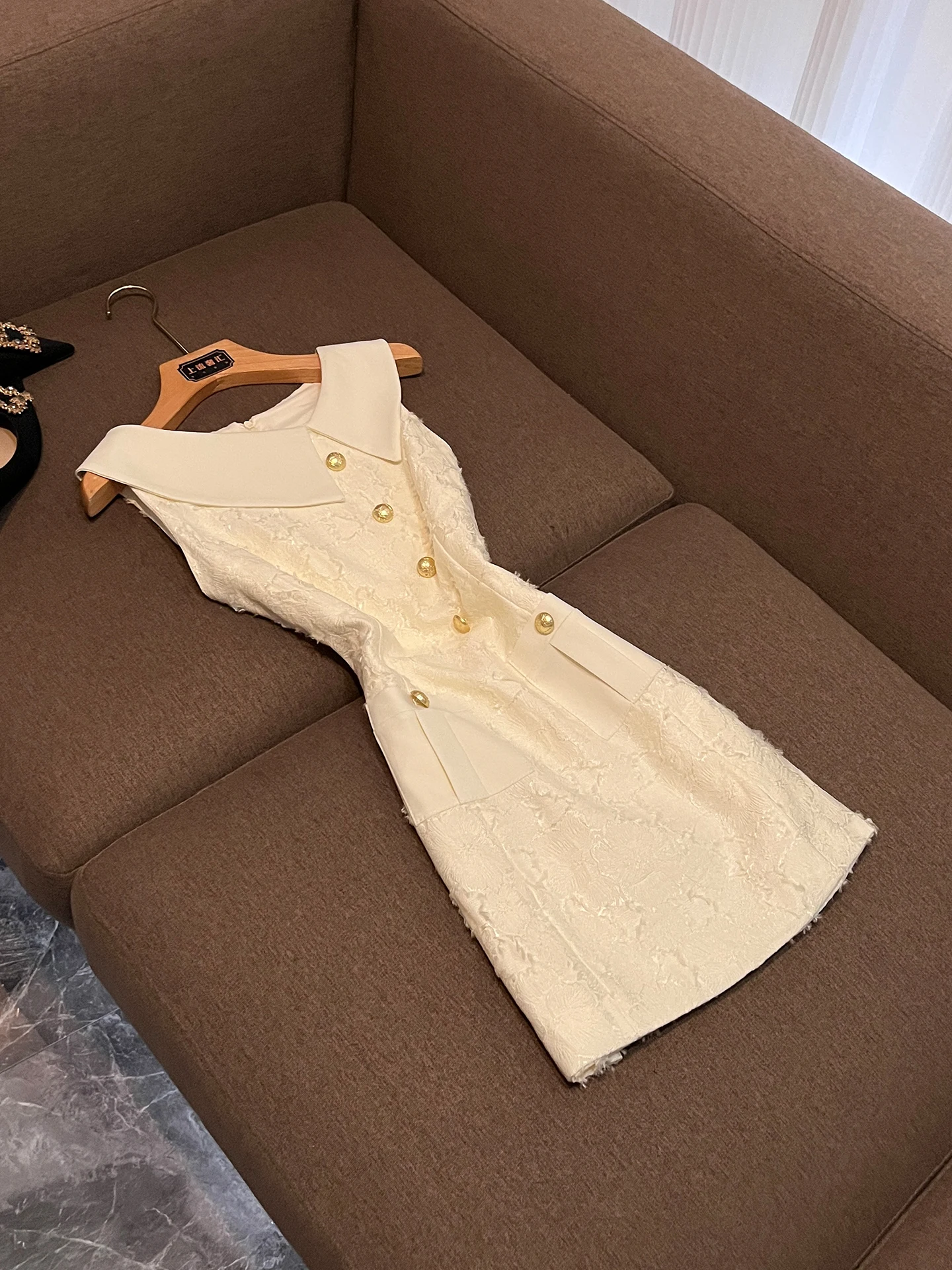 

Elegant Asymmetrical Design Slimming A-Line Dress Women's Summer Fashion Casual Breathable Polyester Fiber No Stretch