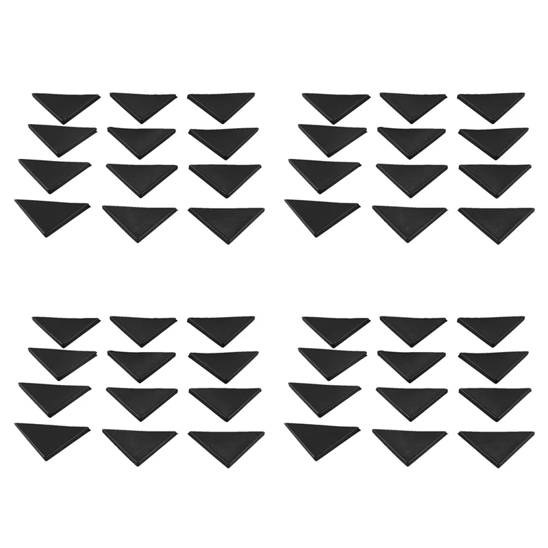 ETRT 48 Pc Shape Triple-Cornered Glass Table Corner Protector Cushion 10Mm X 75Mm