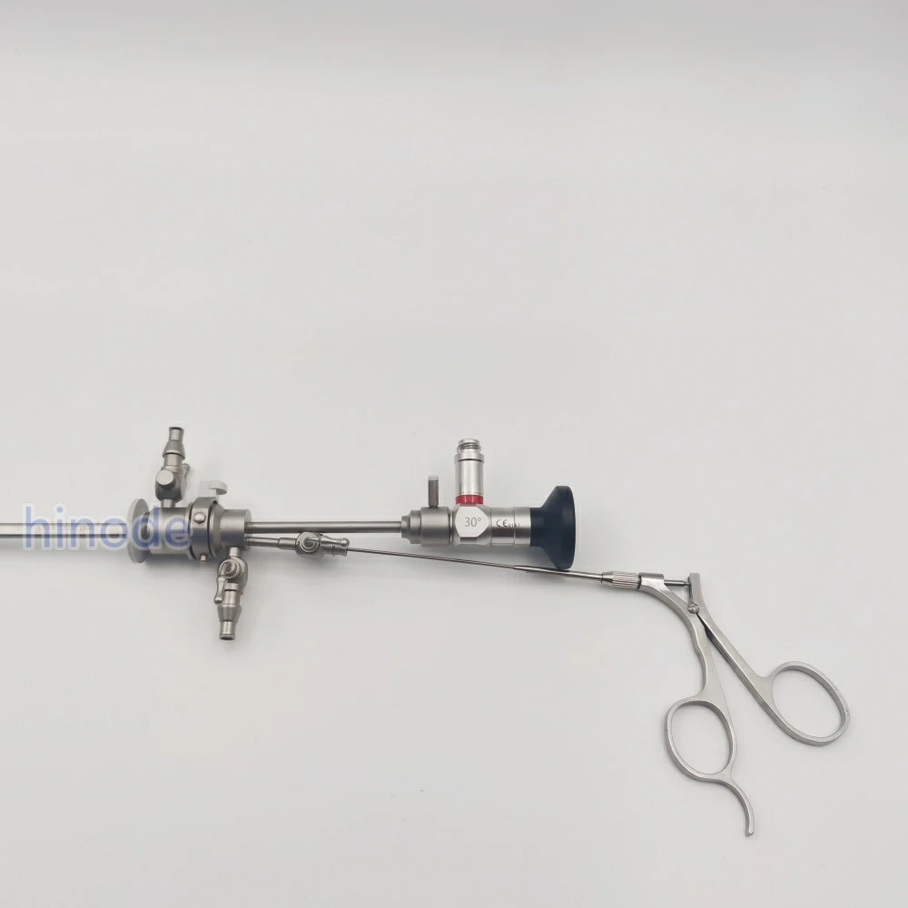 Medical Rigid 4mmx302mm 2.9mm Hysteroscope Hysteroscopy Instruments Rigid Endoscope Operator Sheath Forceps Gynecology