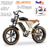 JANSNO X70 Electric bike 48V34Ah Urban Mountain Fat Ebike Road EBicycle Dual Batteries Electric Bicycle Ebike For Men And Women