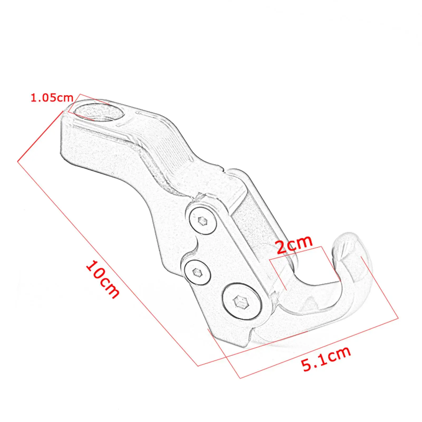 Helmets Hook Professional Motorcycle Hook Hanger for CE04 Replace Parts