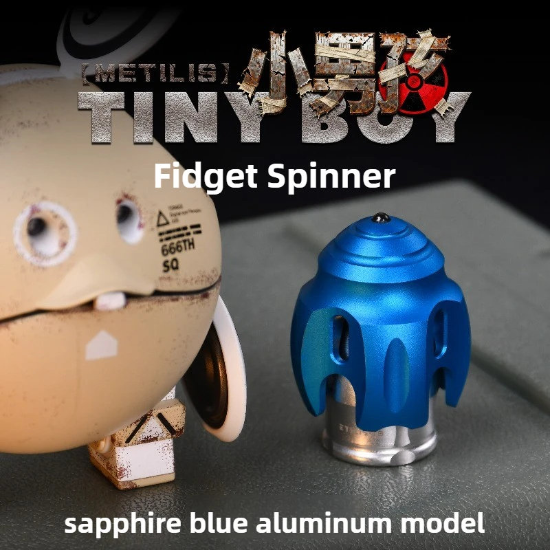 METILISEDC Kleine jongen mechanische metalen vinger fidget gyroscoop decompressie desktop speelgoed