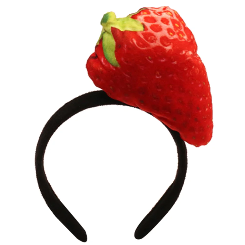 Strawberry Headband Spa Headbands for Women Care Washing Face Cloth Make up Hair Makeup Baby