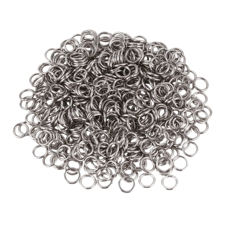 500 Stainless Steel Open Jump Rings 7mm Dia. Findings-A10G