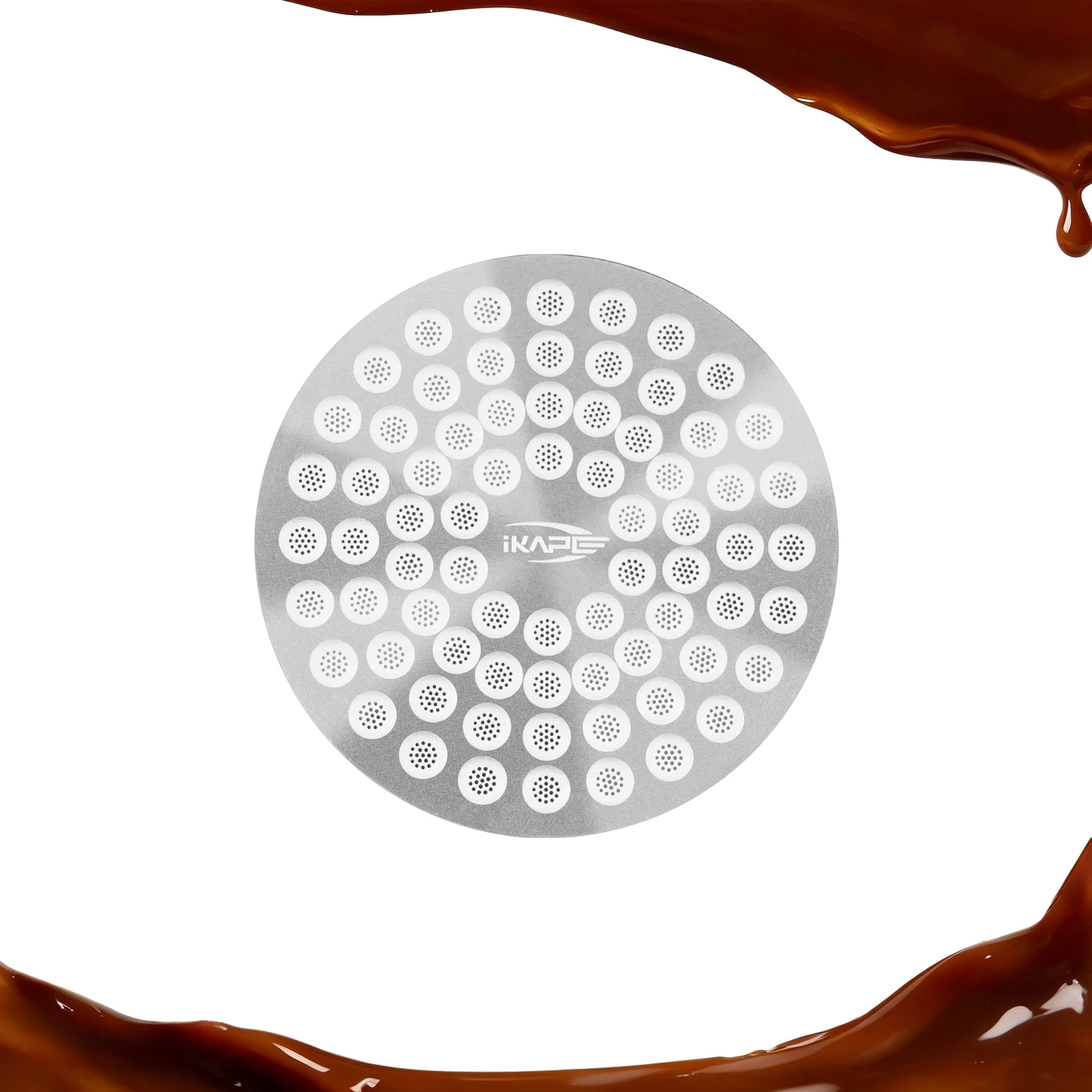 

IKAPE Reusable Coffee Filters V2 With Food-Grade Stainless Steel, Ultra-Thin Coffee Puck Screen For Portafilter Coffee Accessory