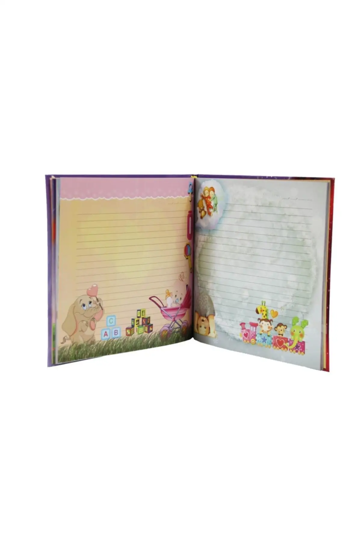 Uras Baby Moment Book Purple Model 2 30x27 Cm Sketchbook Handmade Book