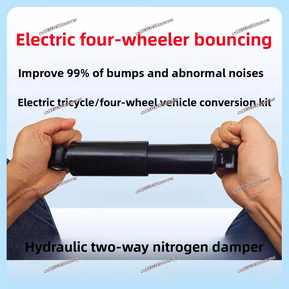 Electric modified shock absorber damper shock absorber reduces vibration parallel bars