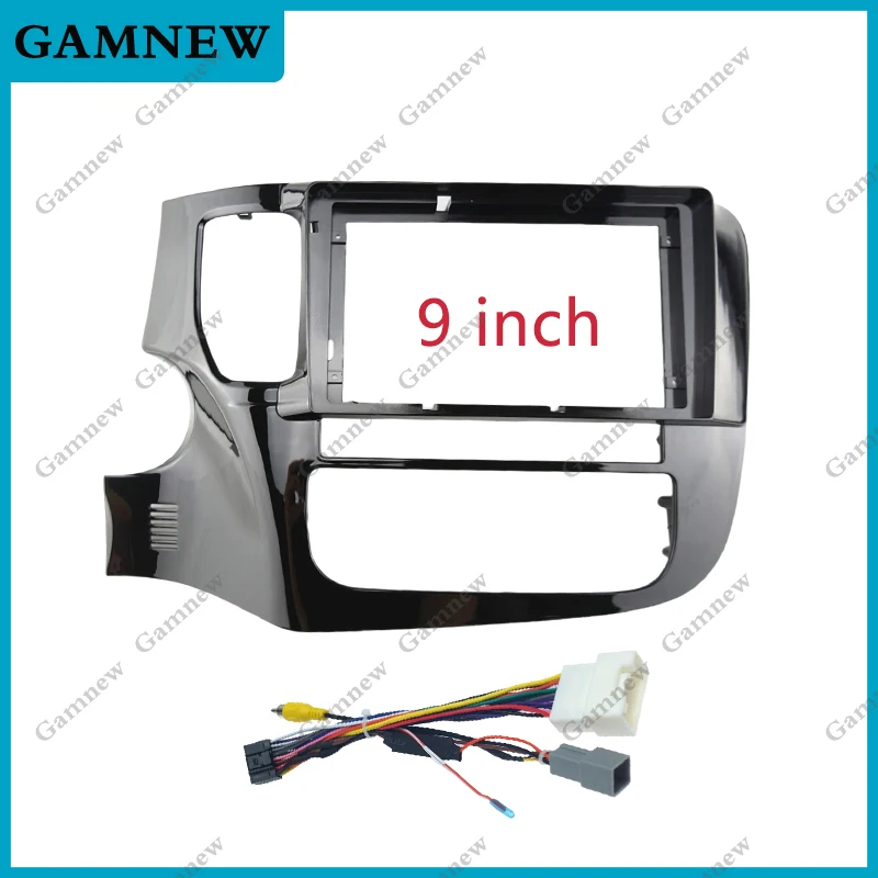 9 Inch 10 Inch Car Frame Fascia Adapter Android Radio Dash Fitting Panel Kit For Mitsubishi Outlander 2014-2018