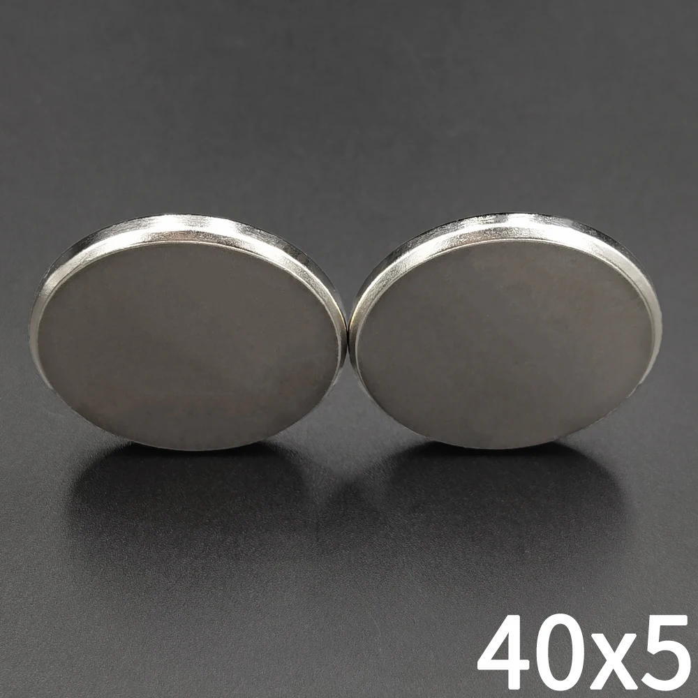 1/3 Stück 40x5 mm Magnet für Kühlschrank 40mm X 5mm Runde Dauermagnet-Scheibe 40x5mm – Detail 4