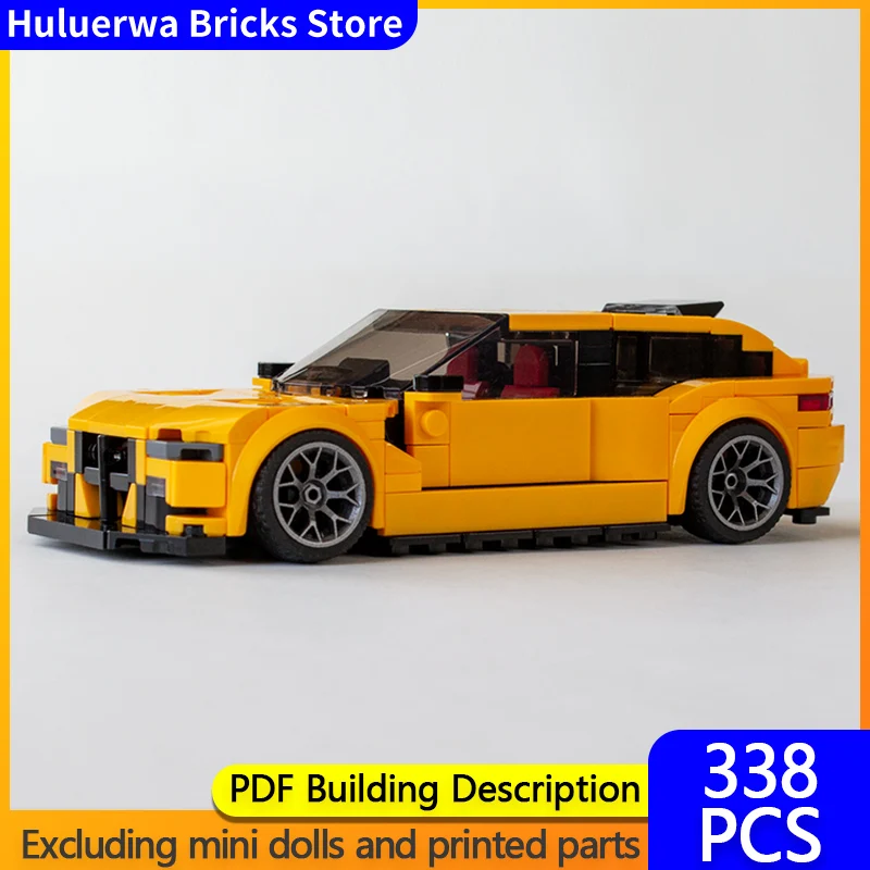 

Модель скоростного гоночного автомобиля MOC, строительные кирпичи M3, станция Performance, универсал, модульная технология, детские праздничные подарки, сборные игрушки