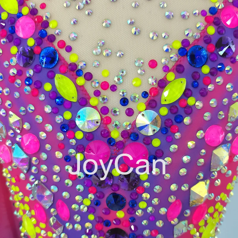 Joycan Rhthmic Gymnastik Trikots Mädchen Frauen rosa Spandex elegante Tanz kleidung für den Wettbewerb