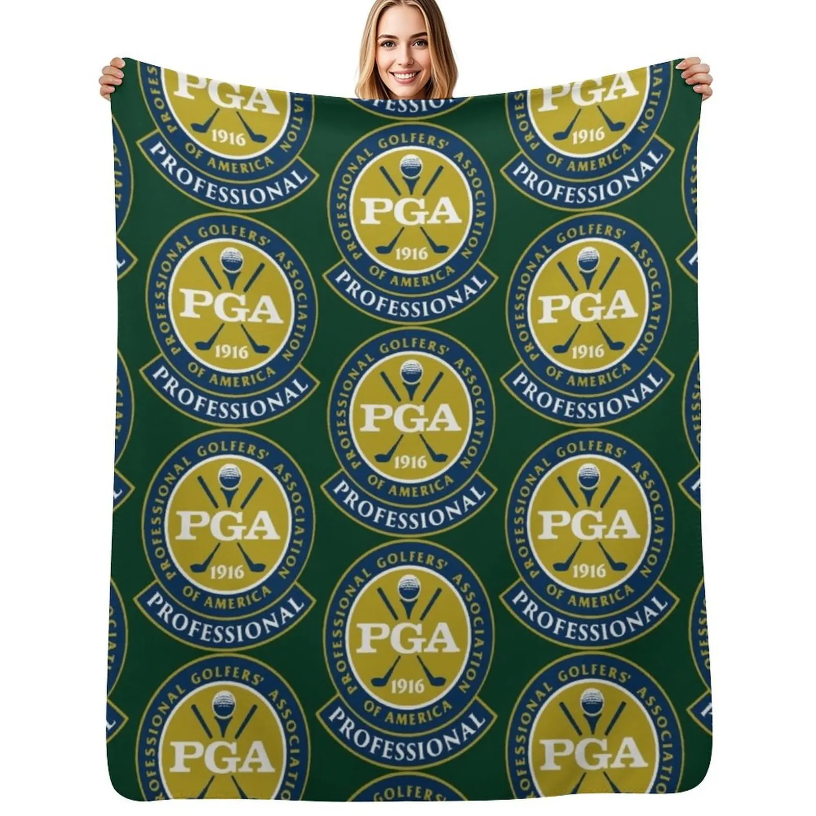 

PGA TOUR 2022 GOLF Throw Blanket Decorative Sofa Thermal Decoratives Blankets For Baby Blankets