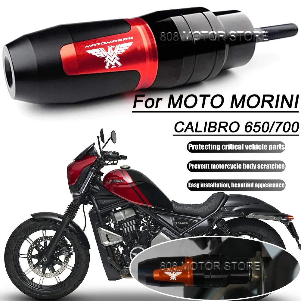 

For Moto Morini Calibro 650 700 Motorcycle CNC Accessoires Falling protection Exhaust Slider Crash