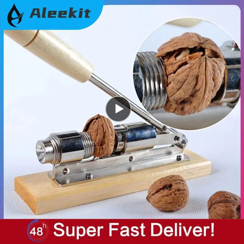 Nutcracker Crack Almond Plier Nut Hazelnut Hazel Pecan Heavy Duty Walnut Cracker Filbert Machine Sheller Kitchen Clamp Clip Tool