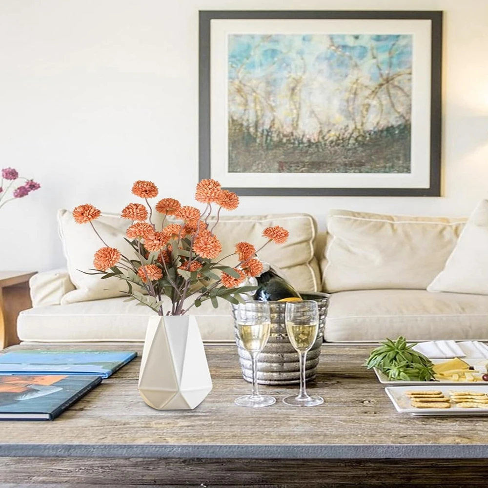 Fleurs artificielles boule de soie chrysanthème maison salle mariage nuptiale Bouquet Decora Festival broche jardin YardDIY cadeau boîte à bonbons