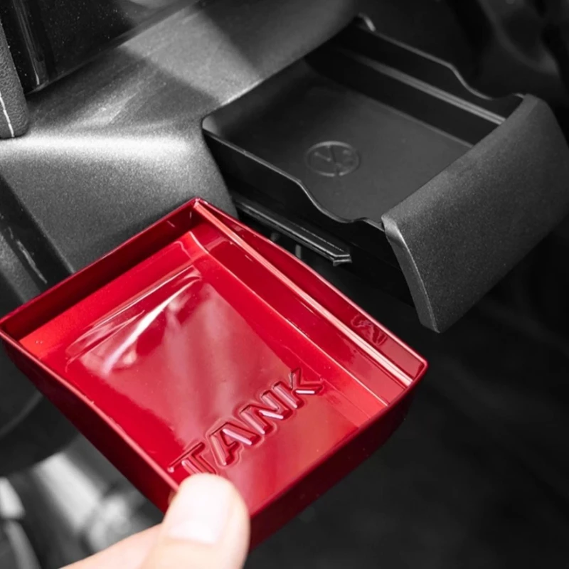 Car Driver-Side Drawer Box Ashtray for Great Wall GWM WEY Tank 300 2021-2025 Storage Box Interior Modification Accessories