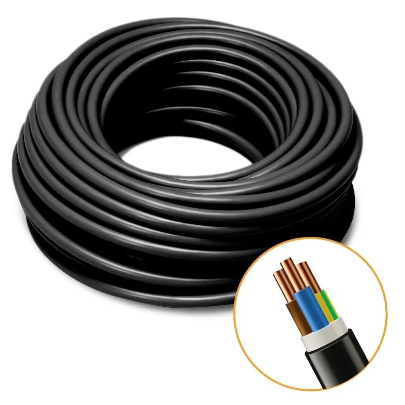 【From China】Manufacturer Supplier Wholesale Price of RVV 2-core 3-core 1.5mm 2.5mm 4.0mm PVC Power Cable