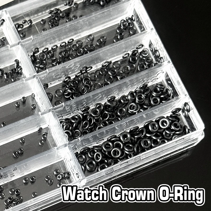 

New Mini Rubber Waterproof O-Ring Kit 500pcs Boxed, Precision Watch Crown Seals for Repair Tools & Supplies