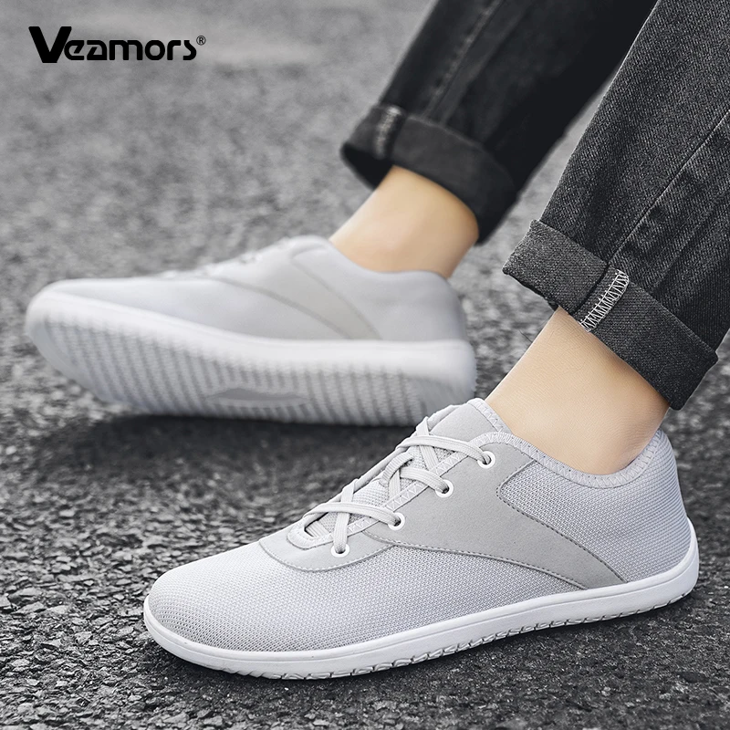 

Breathable Mesh Casual Sneakers Wide Toe Women's Cross-training Sports Shoes Men Anti-slip Walking Shoes Outdoor Flats