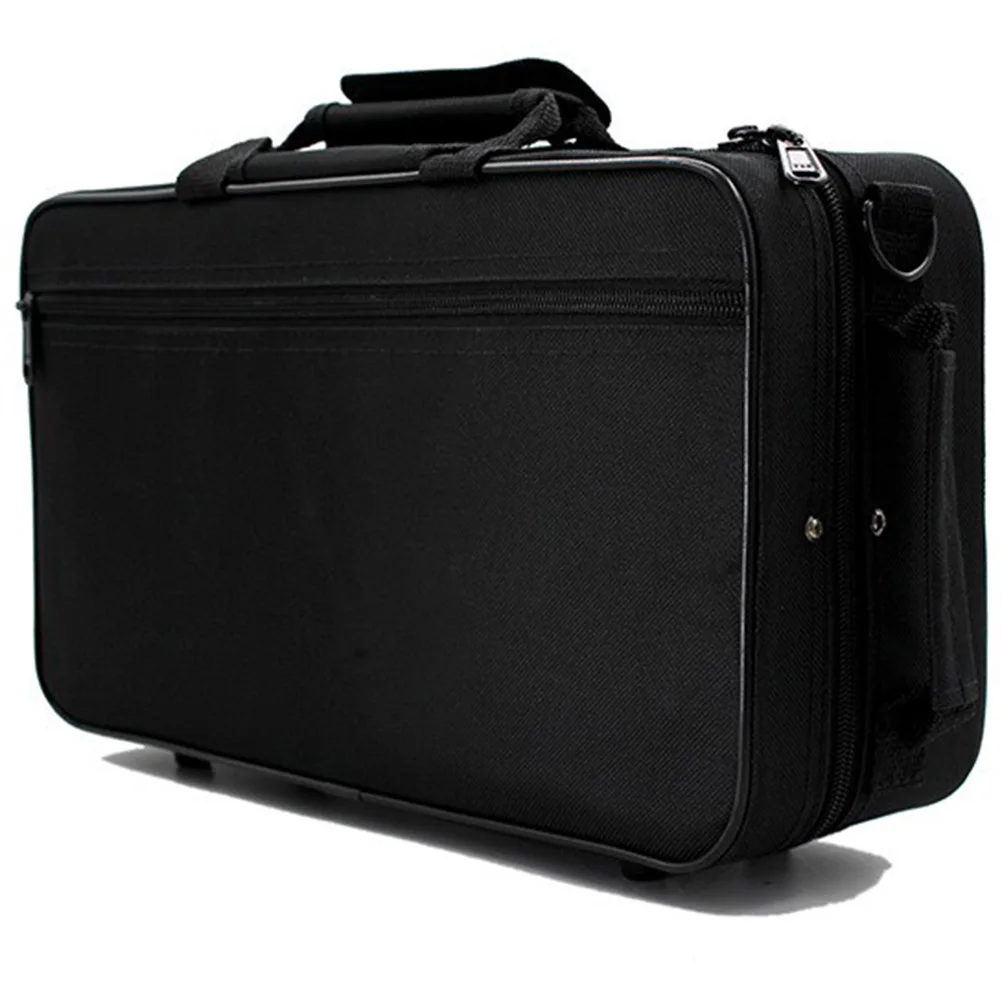 

1pcs Black Pipe Cloth Case Oxford Fabric Portable Clarinet Carrying Bag Large Capacity Wind Instrument Storage Holder