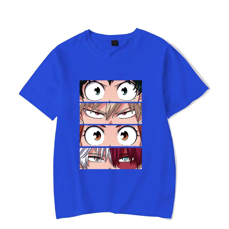 New Deku Bakugou Katsuki Todoroki Shoto Print t-shirt donna uomo estate Casual manica corta girocollo top t-shirt moda