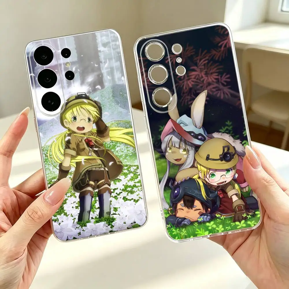 M-Made in Abyss Riko  Phone Case For Samsung S25,S24,S21,S22,S23,S30,Ultra,S20,Plus,Fe Transparent Cover Gift