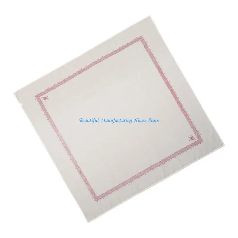 E56A في الهواء الطلق للجنسين الحجاب البوهيمي طباعة باندانا بيزلي نمط مربع لكل يوم مريح #2