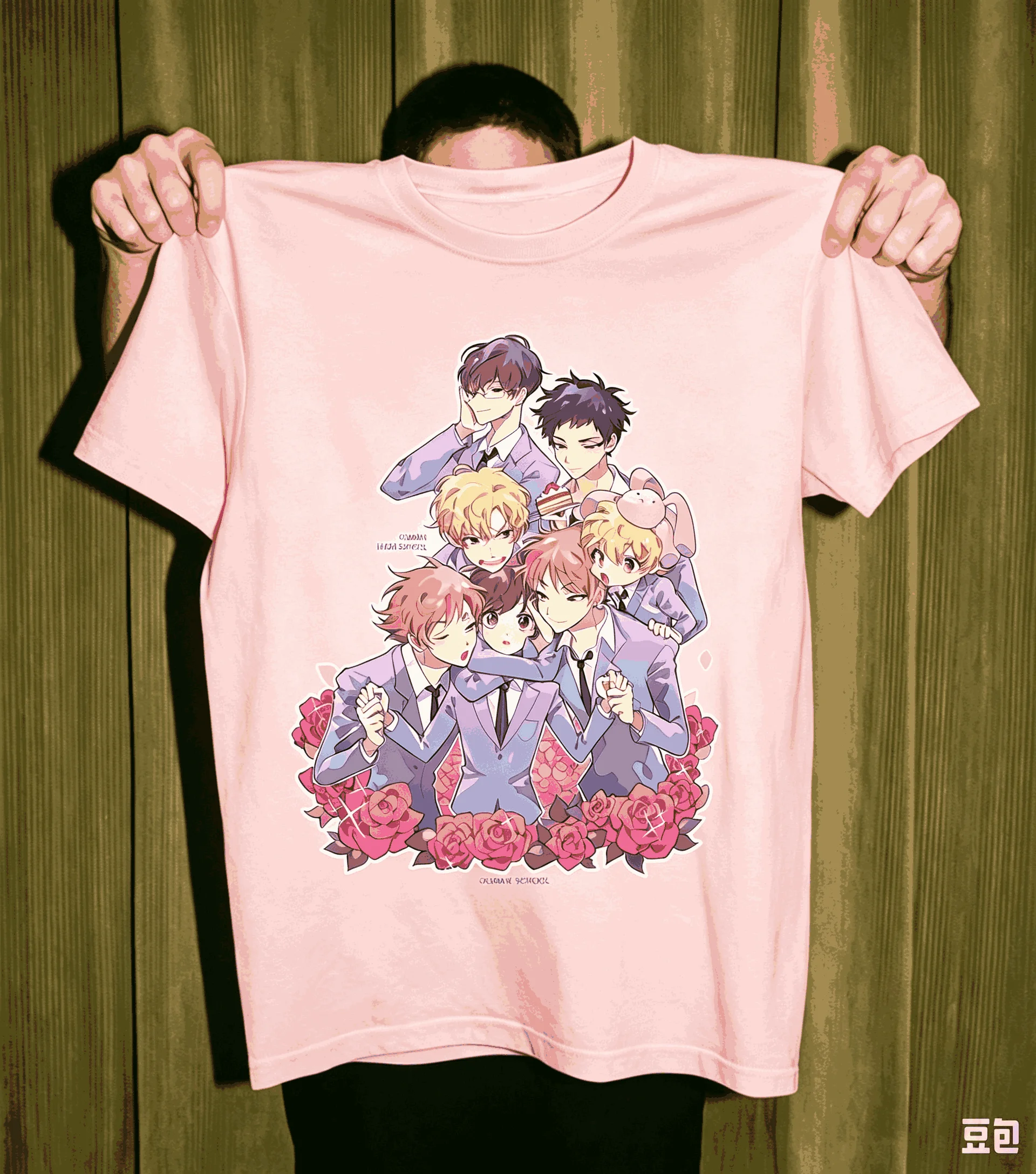 Ouran High School Host Club Anime Lover T-shirt Oversized Unisex Fashion Hip Hop Street T Shirt Casual Loose Streetwear Cotton